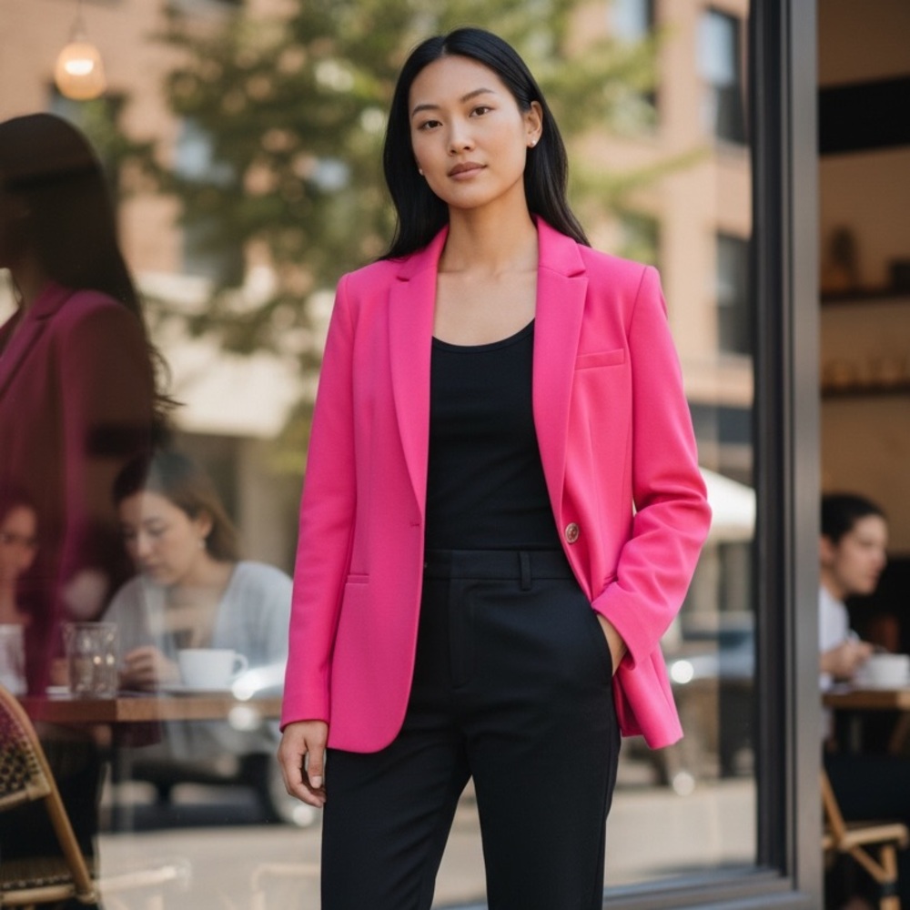 #55 Tommy Hilfiger Fuchsia Blazer